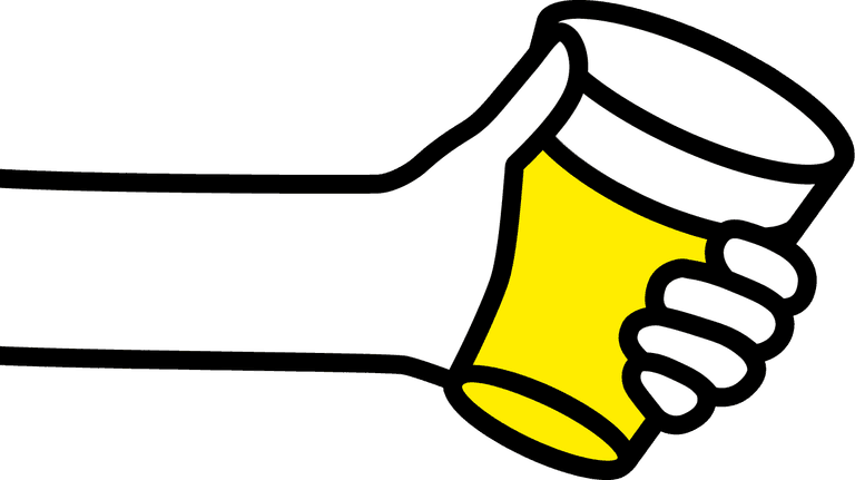 Left beer mug